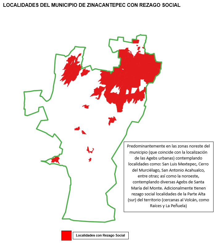 Localidades con Rezago Social